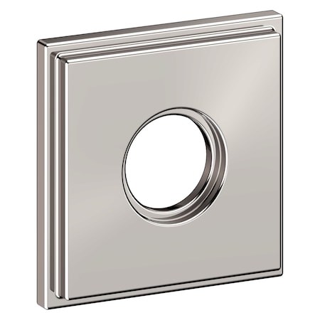 Baldwin Half Dummy Rosettes Lifetime Bright Nickel R049.055.IDM